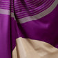 Rajwada Purple Silk Blend Printed Elegant Saree For Women