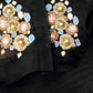Rajwada Black Organza Embellished Stitched Co-Ord Set For Women