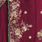 Rajwada Pink Organza Embroidered Elegant Saree For Women