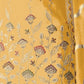 Rajwada Yellow Georgette Embroidered Semi-Sitched Kurta Set For Women