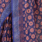 Rajwada Deep Purple Cotton Linen Zari Work Saree For Women
