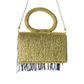 Rajwada Golden Lace Embellished Clutch For Women