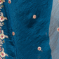Rajwada Teal Blue Chiffon Embroidered Saree For Women