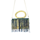 Rajwada Golden Lace Embellished Clutch For Women