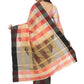 Rajwada Multicolour Silk Blend Checked Saree For Women