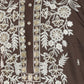 Rajwada Brown Viscose Silk Embroidered Stitched Kurta For Men