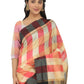 Rajwada Multicolour Silk Blend Checked Saree For Women