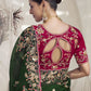 Rajwada Green Organza Embroidered Elegant Saree For Women