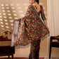 Rajwada Multicolor Silk Blend Printed Saree For Women