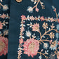 Rajwada Teal Blue Viscose Silk Embroidered Stitched Kurta Set For Kids