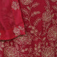 Dark Pink Silk Blend Embellished Lehenga