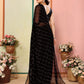 Rajwada Black Georgette Embellished Saree For Women