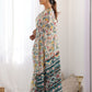 Rajwada Multicolor Georgette Printed Saree For Women