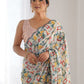 Rajwada Multicolor Georgette Printed Saree For Women