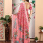 Rajwada Pink Cotton Linen Woven Printed Saree For Women