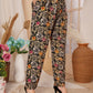Rajwada Black Rayon Floral Printed Semi-Stitched Co-Ord Set For Women
