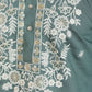 Rajwada Green Viscose Silk Embroidered Stitched Kurta For Men