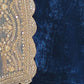 Rajwada Dark Blue Velvet Embellished Kurta Set For Women