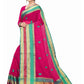 Rajwada Pink Silk Blend Embellished Saree For Women