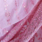 Rajwada Pink Georgette Embroidered Saree With Unstitched Blouse For Women