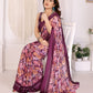 Rajwada Multicolor Georgette Printed Saree For Women