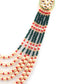 Rajwada Women Multicolor Double Sided Long Necklace Set