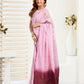 Rajwada Light Pink Cotton Linen Zari Work Saree For Women