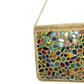 Rajwada Golden Jute Embellished Clutch For Women