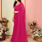 Rajwada Pink Georgette Embellished Saree For Women