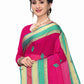 Rajwada Pink Silk Blend Embellished Saree For Women