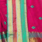 Rajwada Pink Silk Blend Embellished Saree For Women