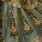 Rajwada Green Tissue Embroidered Semi-Stitched Lehenga For Women