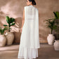 Rajwada White Georgette Embellished Stitched Co-Ord Set For Women