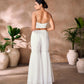 Rajwada White Georgette Embellished Stitched Co-Ord Set For Women