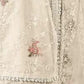 Rajwada White Organza Embroidered Semi Stitched Kurta Set For Women