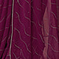Rajwada Purple Georgette Embellished Saree For Women