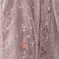 Rajwada Mauve Organza Embroidered Semi Stitched Kurta Set For Women