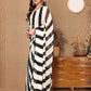 Rajwada Black And White Georgette Printed Saree For Women