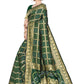 Rajwada Olive Silk Blend Embellished Saree For Women