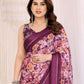 Rajwada Multicolor Georgette Printed Saree For Women