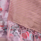 Rajwada Pink Poly Brasso Woven Saree With Unstitched Blouse For Women