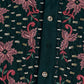 Rajwada Green Silk Blend Embroidered Stitched Kurta For Men