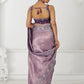 Rajwada Lavender Viscose Silk Embellished Saree For Women