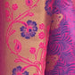 Rajwada Purple Silk Blend Woven Saree With Unstitched Blouse for Women