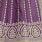 Rajwada Purple Art Silk Embellished Semi-Stitched lehenga For Women