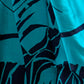 Rajwada Blue Satin Printed Saree With Unstitched Blouse For Women