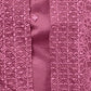 Rajwada Mauve Pink Poly Crepe Solid Semi Stitched Kurta Set For Women