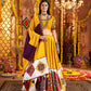 Rajwada Multicolor Viscose Cotton Embroidered Semi-Stitched lehenga With Patch Work And Stunning Tassels For Women