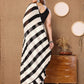 Rajwada Black And White Georgette Printed Saree For Women
