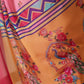 Rajwada Pink Georgette Printed Saree For Women